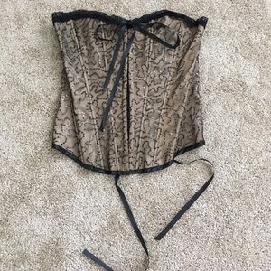 Charlotte Russe Corset Top Sz Medium